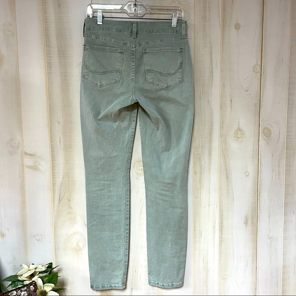 NYDJ Light Washed Sage Green Jeans Leggings 2 - Picture 2 of 5